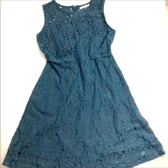 Tulle Dresses & Skirts - ❤️3/$20•Tulle• Azure Blue lace overlay Dres…